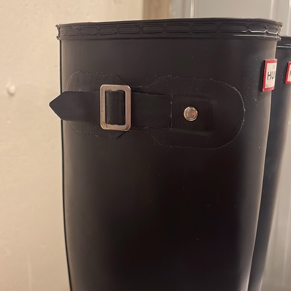 Hunter boots. Women 8. Blue - Picture 3 of 5